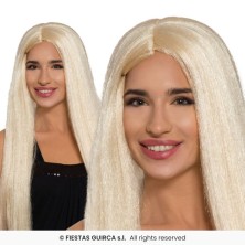Peluca Larga Rubia
