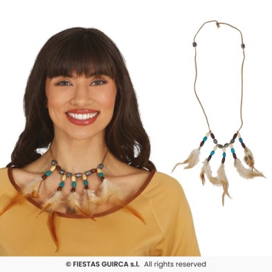 Collar Indio Plumas