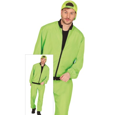 Chandal hombre verde Fluor