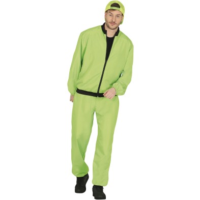 Chandal hombre verde Fluor