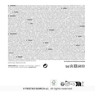Peluca Larga Blanca