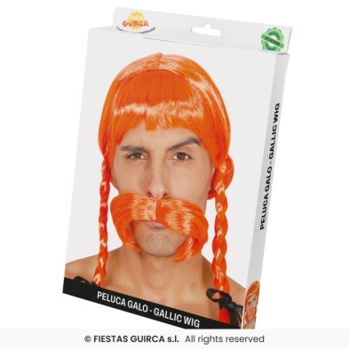 Peluca Galo Naranja
