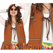 Chaleco Hippie Mujer