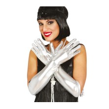 Guantes largos Metalizados