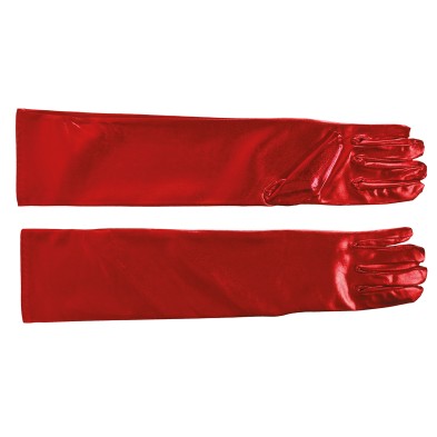 Guantes largos Metalizados