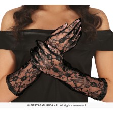 Guantes Calados Negros
