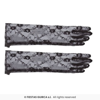 Guantes Calados Negros