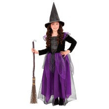 Disfraz de Bruja Morada para niña