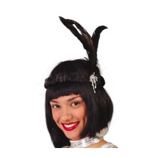 Diadema Charleston negra