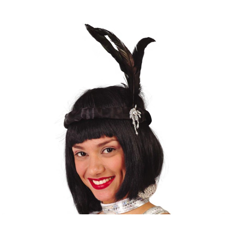 Diadema Charleston negra