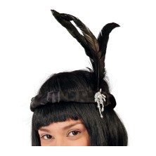 Diadema Charleston negra