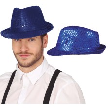 Sombrero Ganster lentejuelas