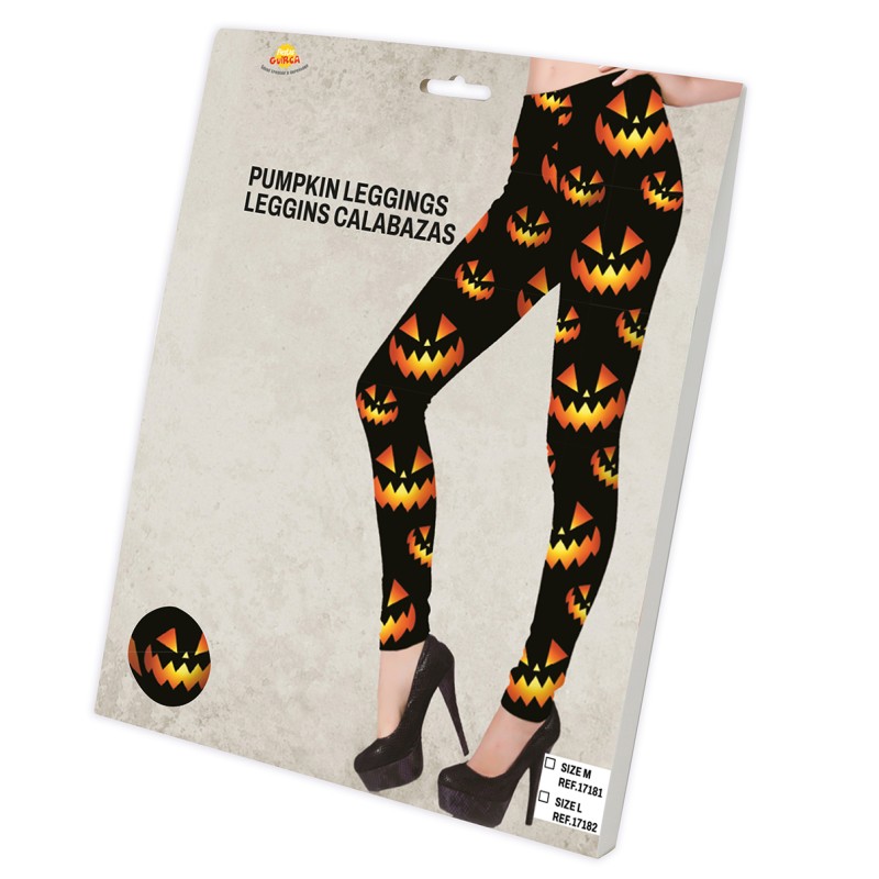 Leggins calabaza para mujer