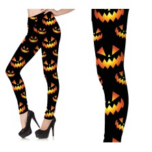 Leggins calabaza para mujer
