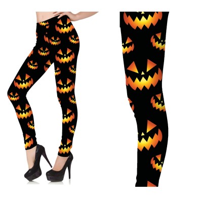 Leggins calabaza para mujer
