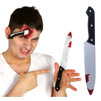 Cuchillo con sangre