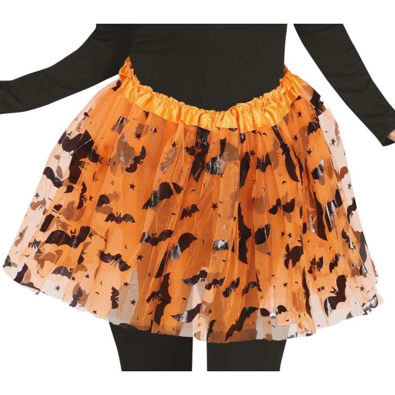 Tutu naranja para Halloween