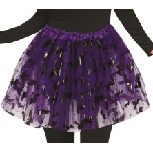 Tutu morado para Halloween