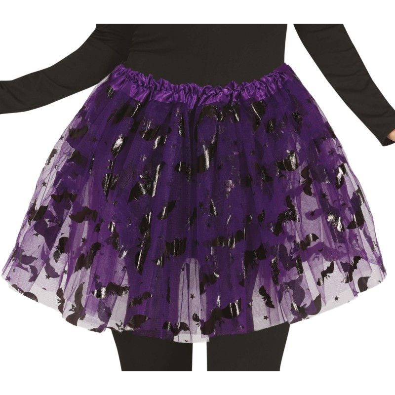 Tutu morado para Halloween