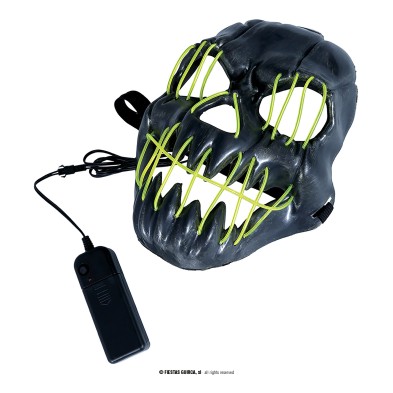 Careta sonriente con luz
