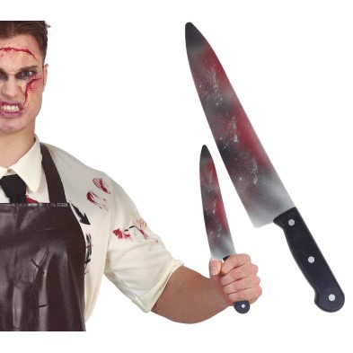 Cuchillo con sangre