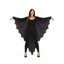 Capa de murciélago negra