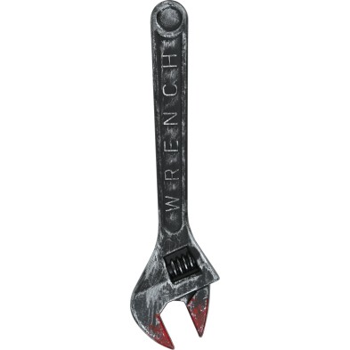 Llave inglesa con sangre