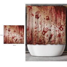 Cortina de Baño con sangre