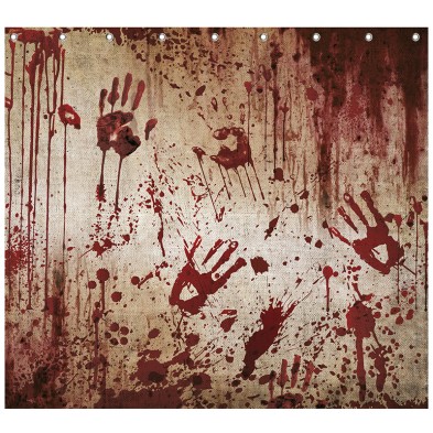 Cortina de Baño con sangre