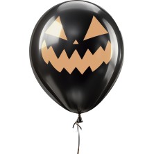Globos negros calabaza