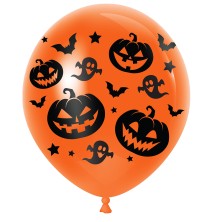 Globos naranjas de calabazas