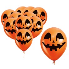 Globos naranjas Halloween