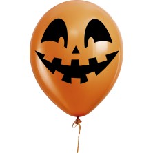 Globos naranjas Halloween