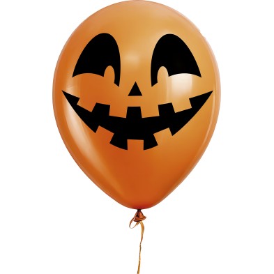 Globos naranjas Halloween