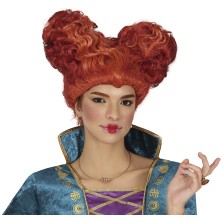 Peluca rizos roja