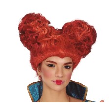 Peluca rizos roja