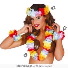Conjunto Hawaiano multicolor