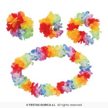 Conjunto Hawaiano multicolor