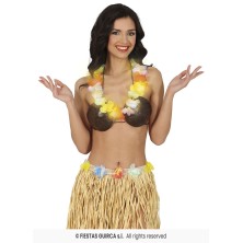 Collar hawaiano con luces