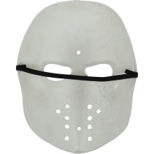 Careta Hockey blanca con sangre