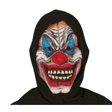Carate payaso con capucha