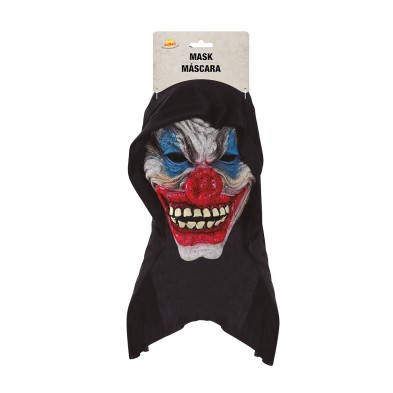 Carate payaso con capucha