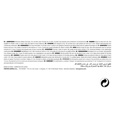 Careta hombre quemado