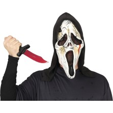 Cuchillo con sangre liquida
