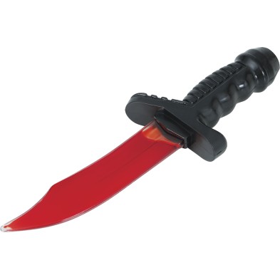 Cuchillo con sangre liquida