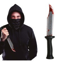 Cuchillo con sangre