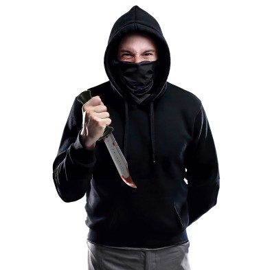Cuchillo con sangre