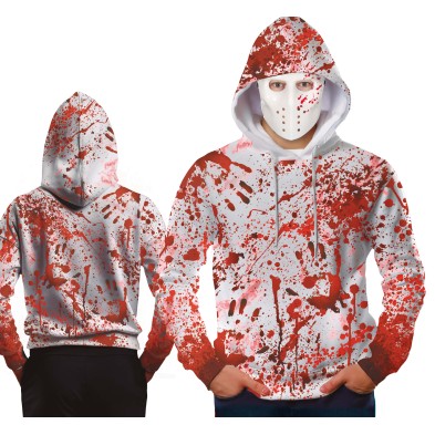 Chaqueta y máscara ensagrentada