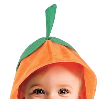 Poncho calabaza Halloween Bebe