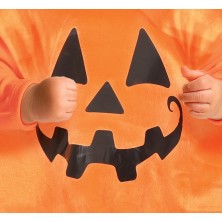 Poncho calabaza Halloween Bebe
